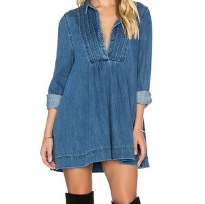 Free people denim tunic/babydoll dress